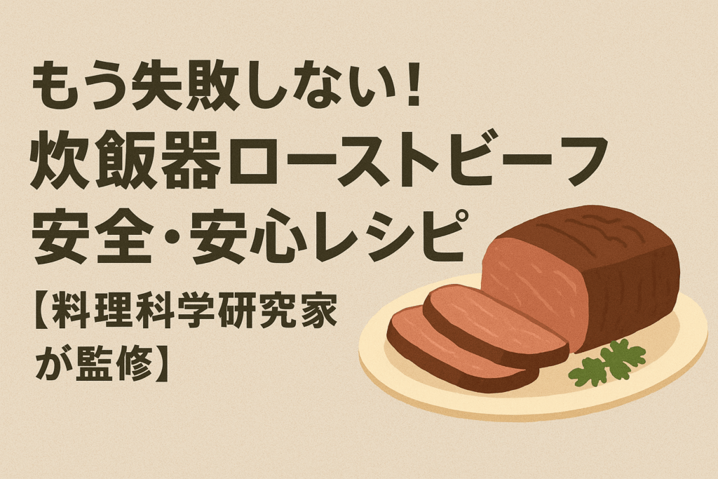 ローストビーフ　炊飯器