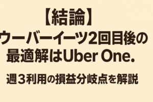 ウーバーイーツ クーポン 2回目以降